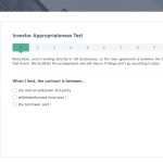 Enterprise Fundraising Reviews: Why White Label Crowdfunding Solutions Powers Serious Growth Platform features: Compliance page - preview of a compliance feature within the portal: the Investor Appropriateness Test.